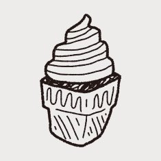 ice cream doodle drawing N25