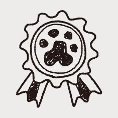 pet medal doodle N7