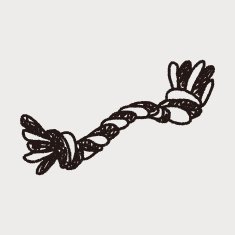 doodle dog rope bone N7
