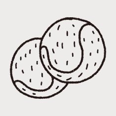 tennis doodle N8