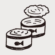 doodle fish can N6