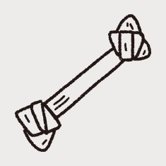 doodle dog food bone N20