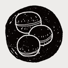 macaron doodle N10
