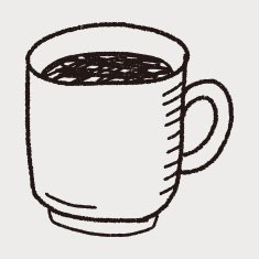 coffee doodle drawing N34