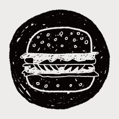 Doodle Hamburger N11