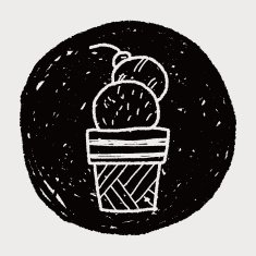 ice cream doodle drawing N29
