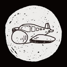 doodle airplane N19