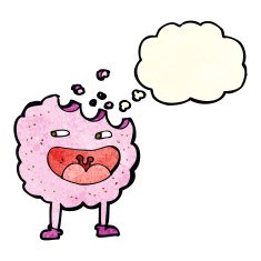 cookie cartoon character with thought bubble N3