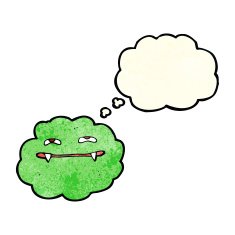 cartoon vampire cloud with thought bubble N2