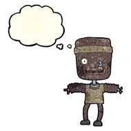 cartoon robot with thought bubble N62