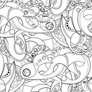 Vector Seamless Colored Abstract Pattern N2