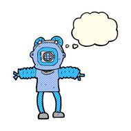 cartoon deep sea diver with thought bubble N13