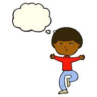 cartoon angry man with thought bubble N40