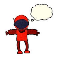 cartoon astronaut with thought bubble N52