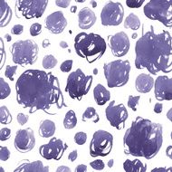 Vector Seamless Pattern with Watercolor Scribbles
