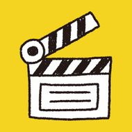 clapboard doodle drawing N4