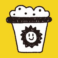 trash can doodle drawing N19