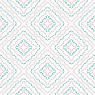 ethnic floral hand-drawn seamless pattern