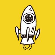 Doodle Spaceship N35