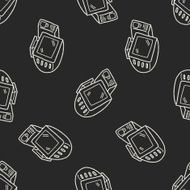 computer doodle drawing seamless pattern background N6