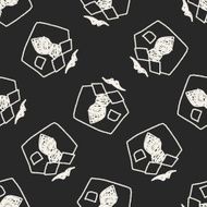 shirt doodle seamless pattern background N7