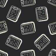 doodle document seamless pattern background N9