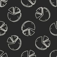 Doodle Pie seamless pattern background N4