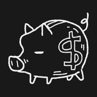 doodle pig money bank N20