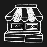 shop store doodle drawing N32