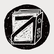 bookshelf doodle N7