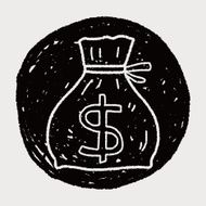 doodle money bag N6
