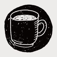 coffee doodle drawing N37