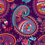 Paisley colorful seamless pattern N2