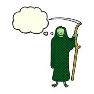 death cartoon with thought bubble N6