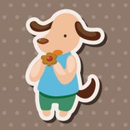 animal having afternoon tea theme elements N30