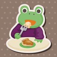 animal having afternoon tea theme elements N35