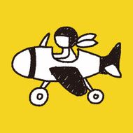 doodle airplane N22