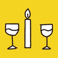 doodle candlelight dinner N7