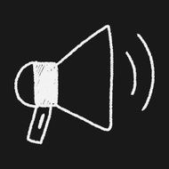 loudspeaker doodle drawing N6