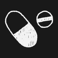 pills doodle drawing N16