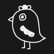 bird doodle drawing N6