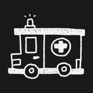 ambulance doodle drawing N11