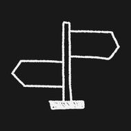 Signpost doodle drawing N6