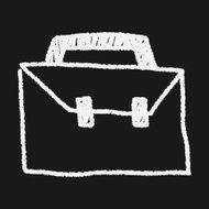 suitcase doodle drawing N5
