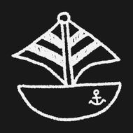 boat doodle drawing N6