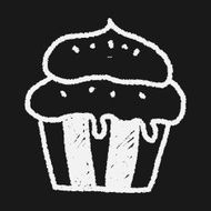 cupcake doodle drawing N16