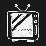 television doodle drawing N12