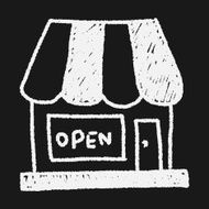 shop store doodle drawing N34