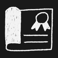 Certificate doodle drawing N6