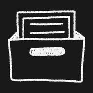 file box doodle drawing N6